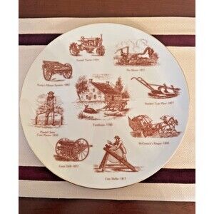Motivational Products Collectible Farming Tools Limited Edition Plate